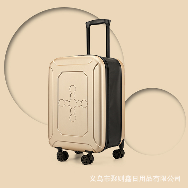 C4074 New folding suitcase for women 20 inch suitcase trolley case portable cabin suitcase durable thickened trolley case manufacturer spot