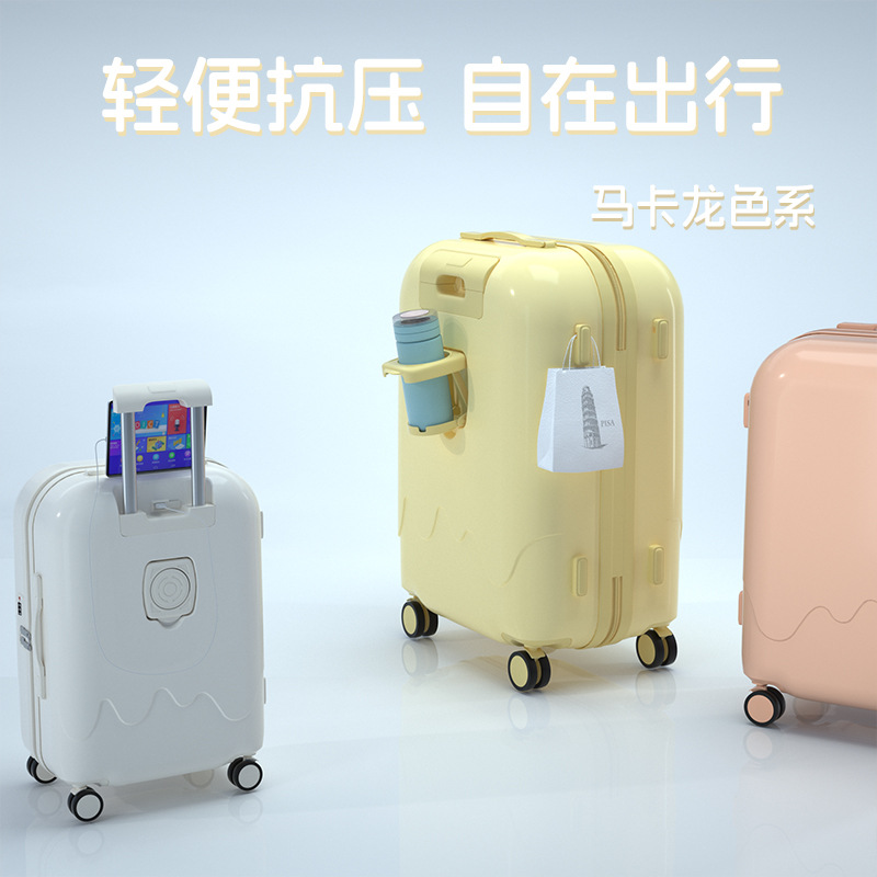 C32182 Universal wheel aluminum alloy suitcase