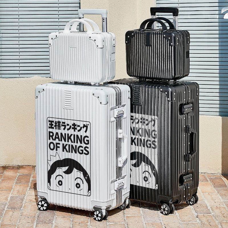 C42392-   Luggage wide trolley 24 inches anti-fall boarding case 20 inches