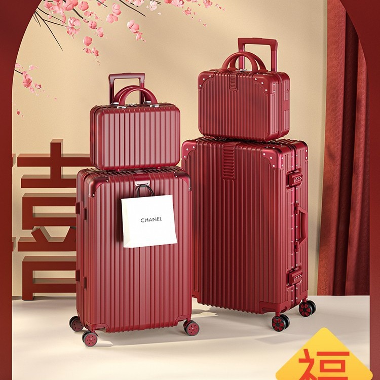 C42389   Luggage wide trolley 24 inches anti-fall boarding case 20 inches