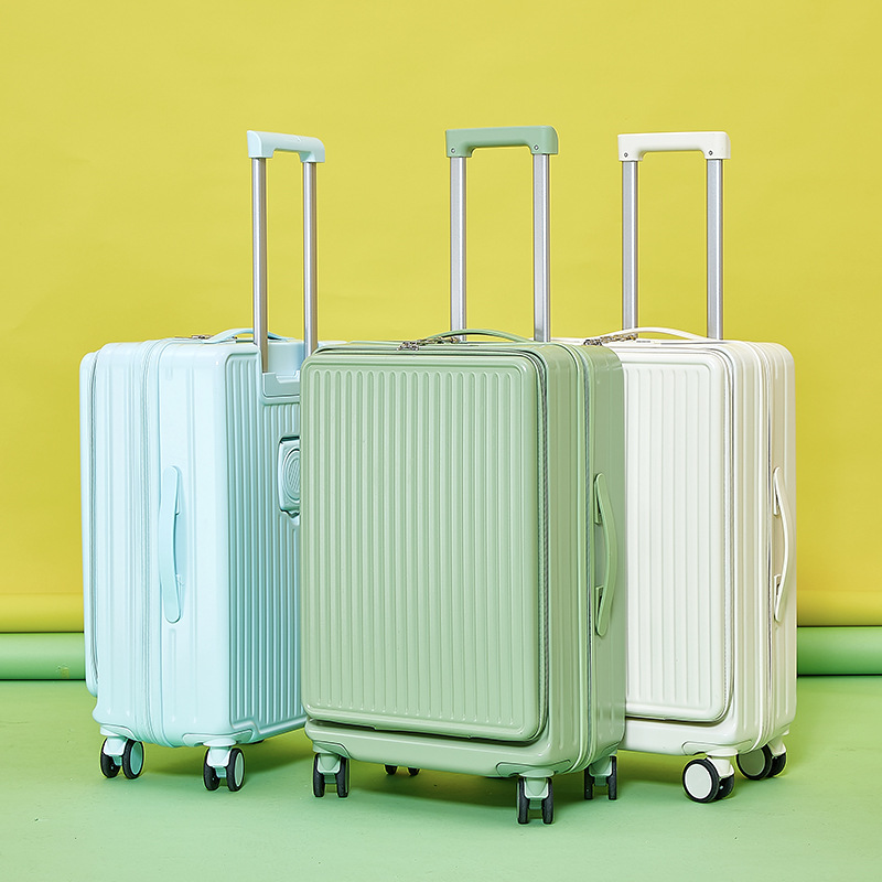 C32293 Durable luggage trolley with contrasting color