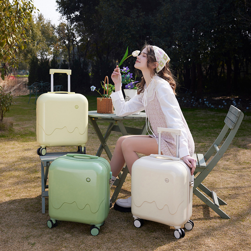 C32224 Luggage trolley suitcase set