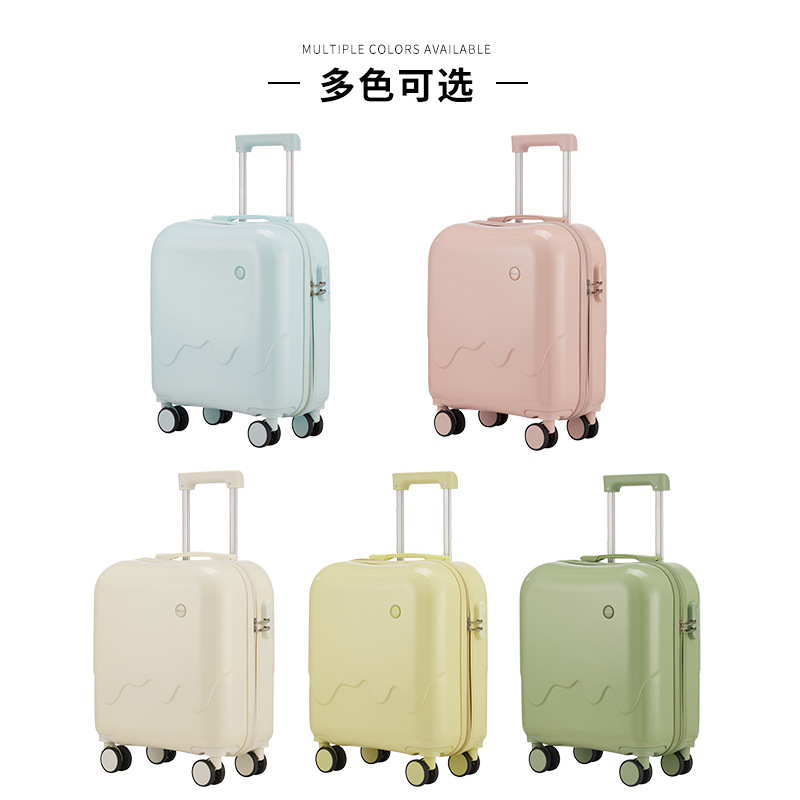 C32223 Zipper suitcase trolley case
