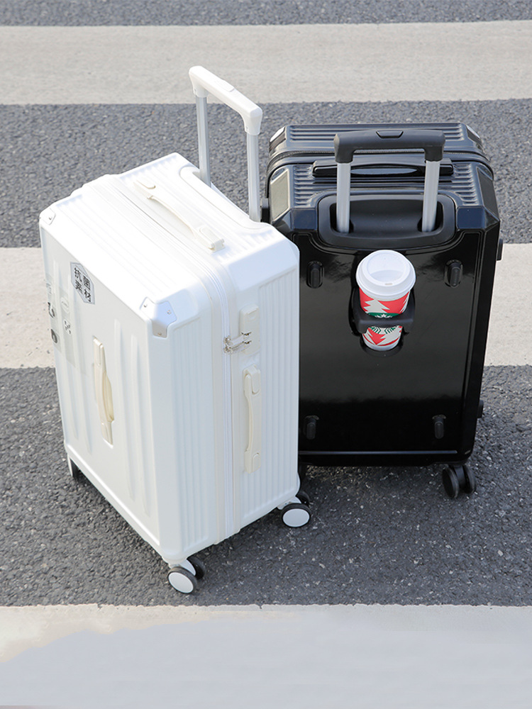 C32230 Large capacity zipper trolley suitcase