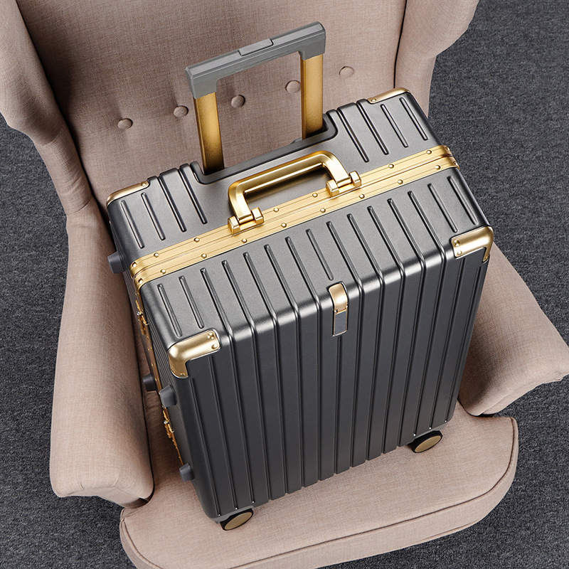 C42377- Suitcase Internet celebrity same checked travel suitcase multifunctional