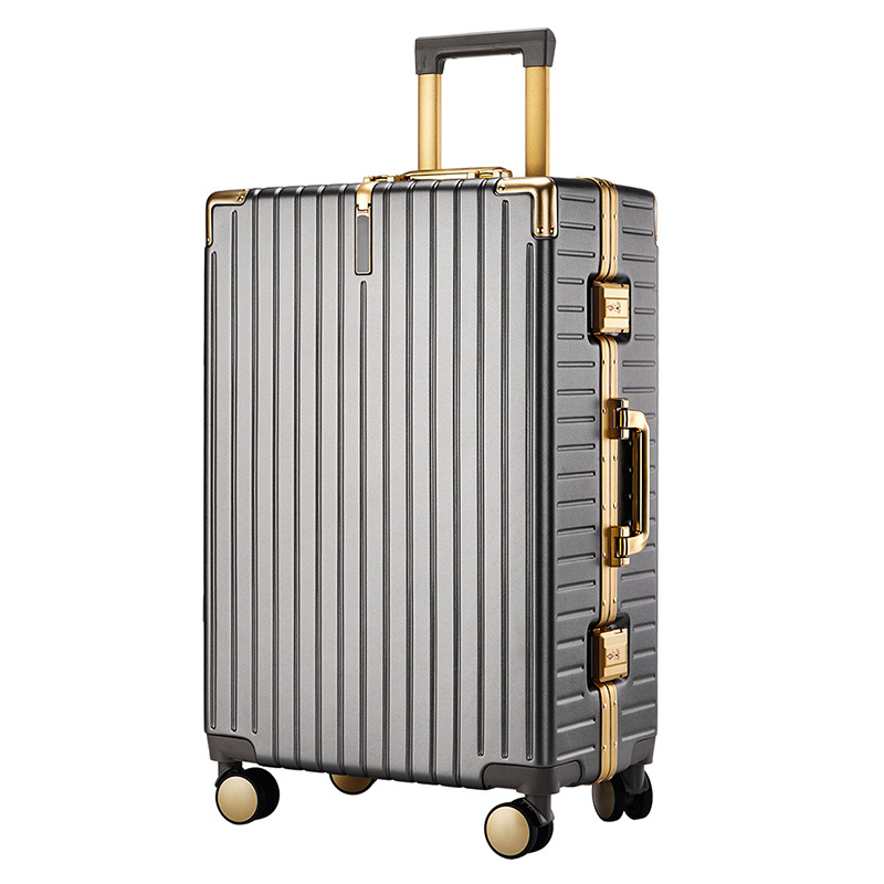C32335 Universal wheel 20 inch metal suitcase