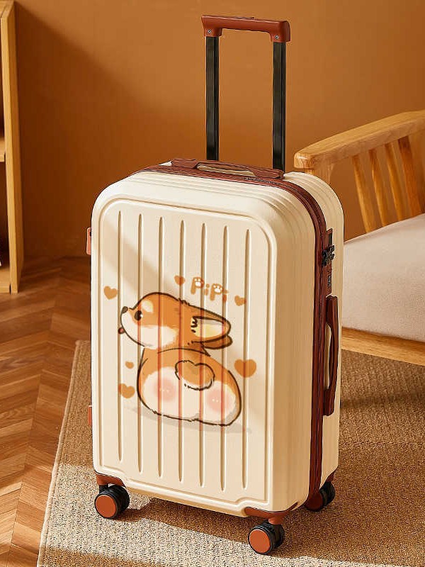 C32357 Durable student trolley case with universal wheels