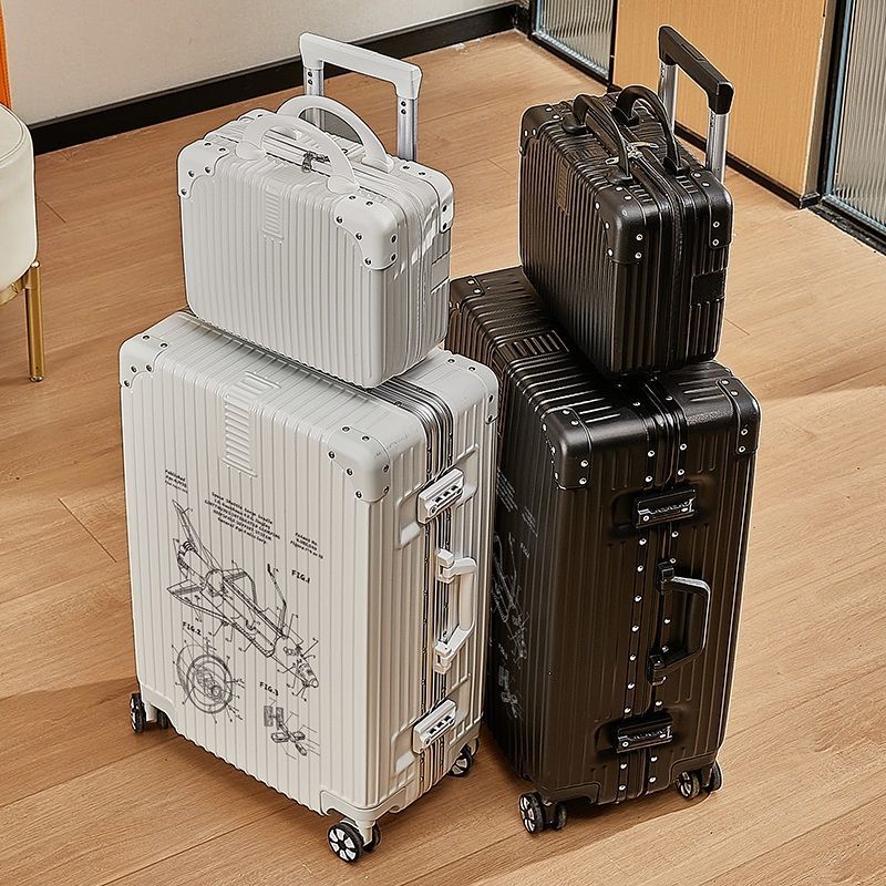 C42397  Luggage wide trolley 24 inches anti-fall boarding case 20 inches