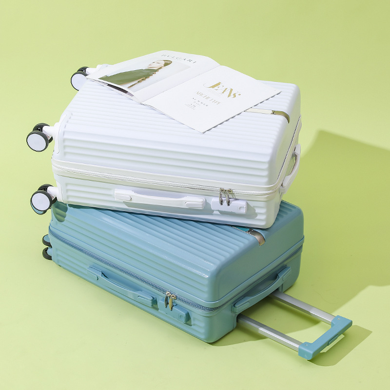 C32261 Alloy trolley case universal wheel suitcase for men and women