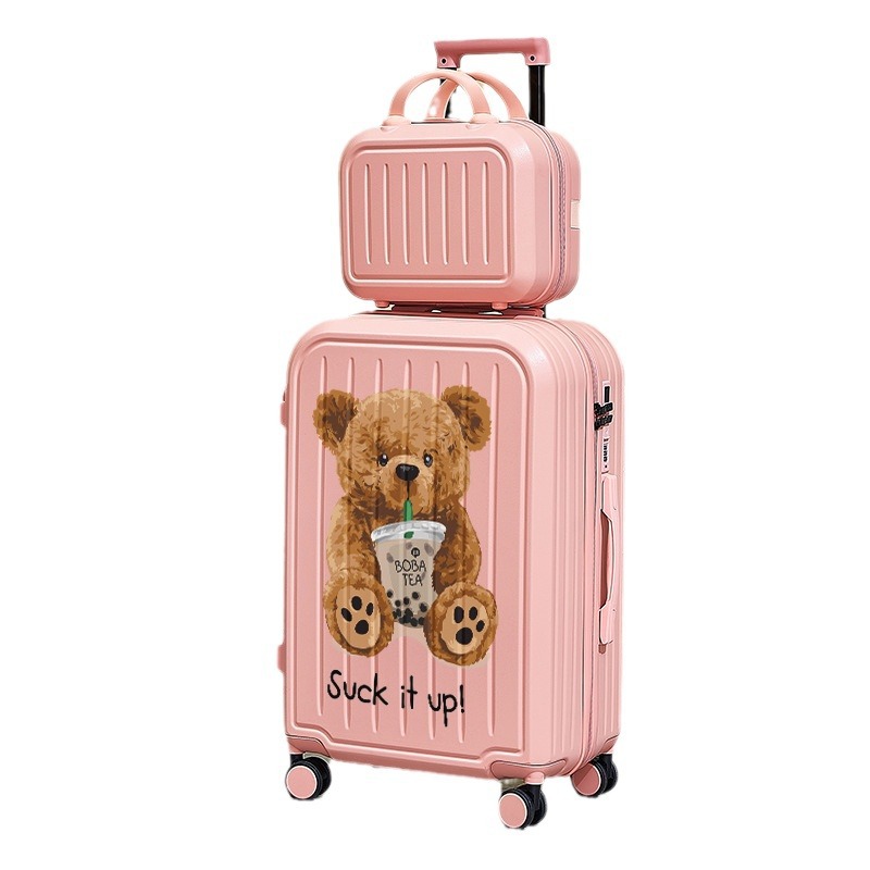 C42442  Multifunctional suitcase for women, thickened trolley bag, 37 points, large capacity 2