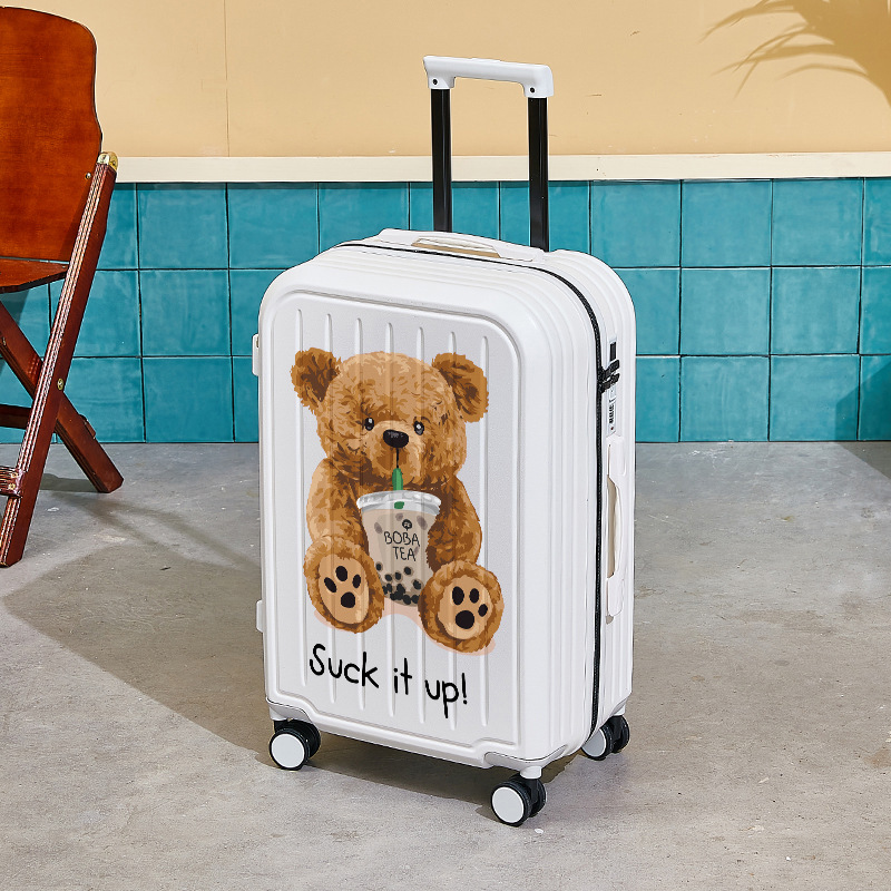 C32350 zippered silent suitcase