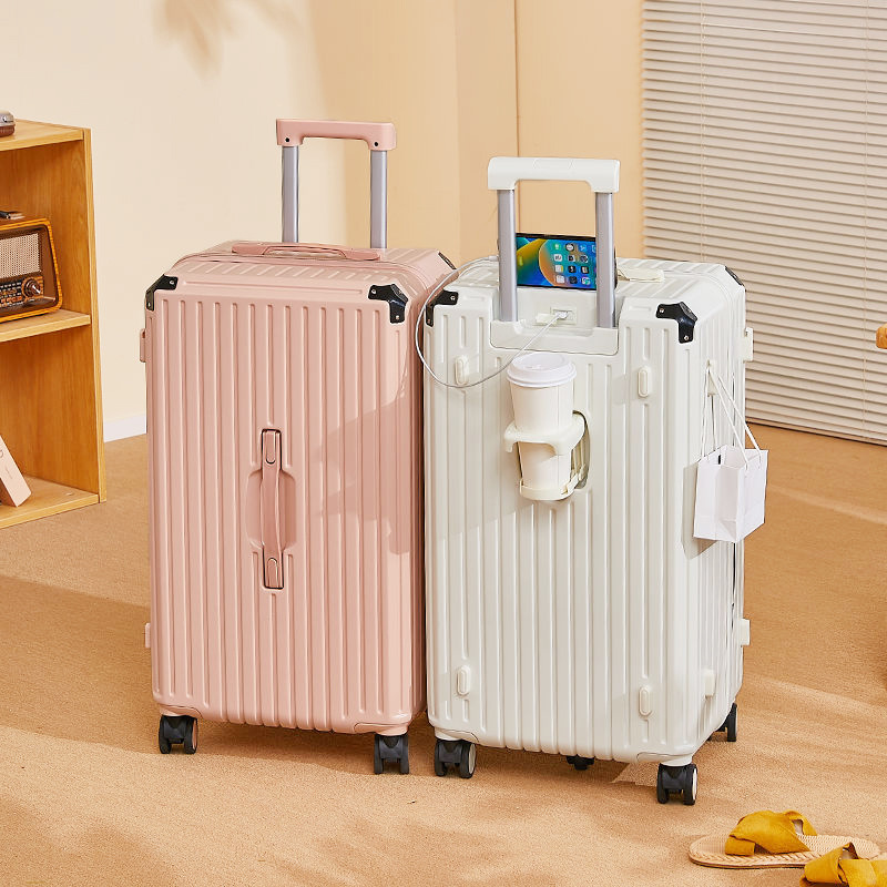 New Large-Capacity Suitcase with Silent, Multi-Directional Wheels