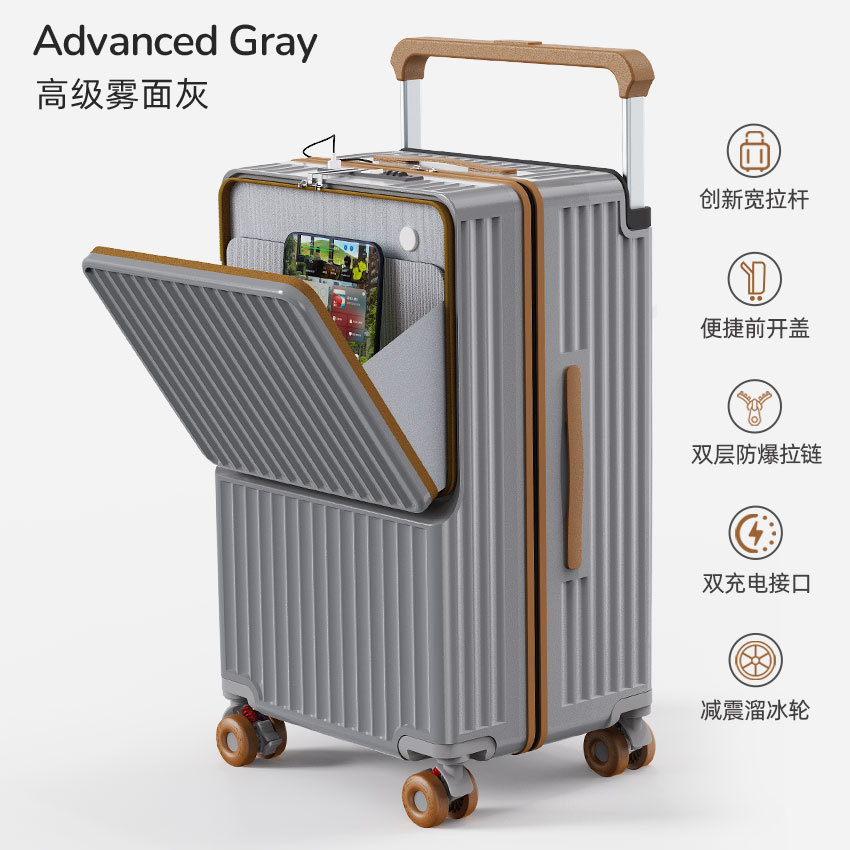 Luggage Suitcase — Unisex (Women’s & Men’s), Spinner Wheels, Telescopic Handle — Ideal for Students