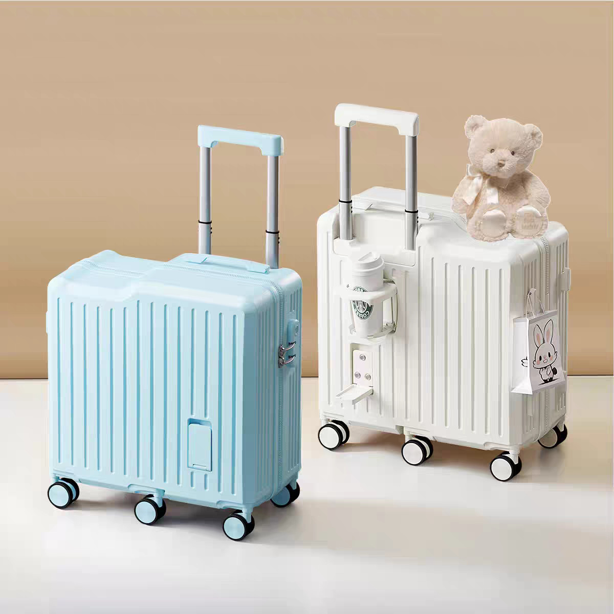 Stylish Small Carry-on Suitcase (Unisex)